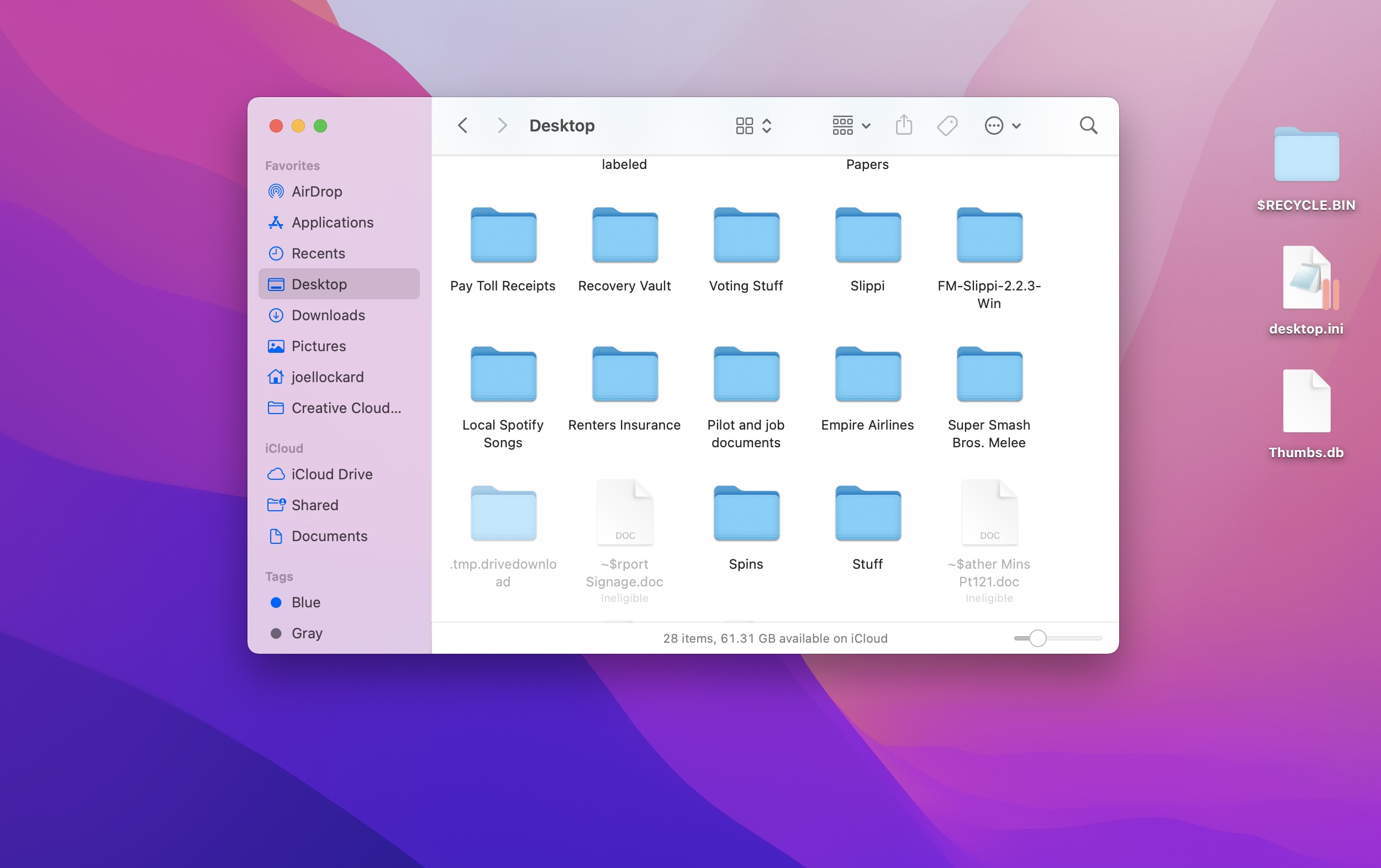 hidden files are visible on mac