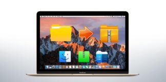 How to zip files on Mac