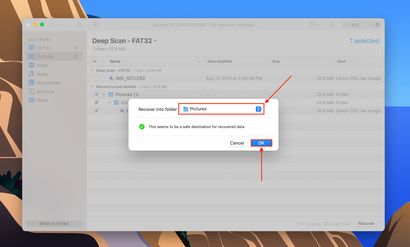 Disk Drill save file dialogue box