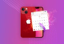 restore calendar on iphone
