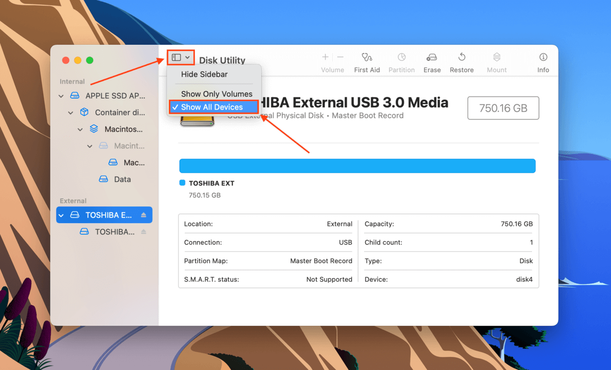 How to Format Toshiba External for Guide