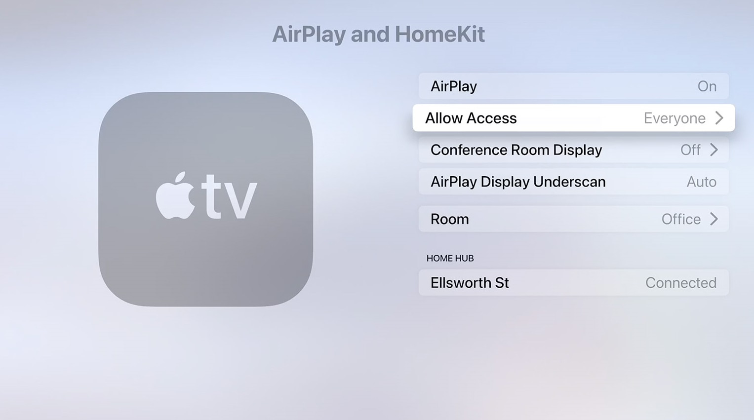 Set up security measures by selecting Allow Access.