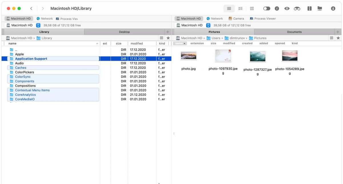 Commander One is the best file manager for macOS working flawlessly and will support many different formats.