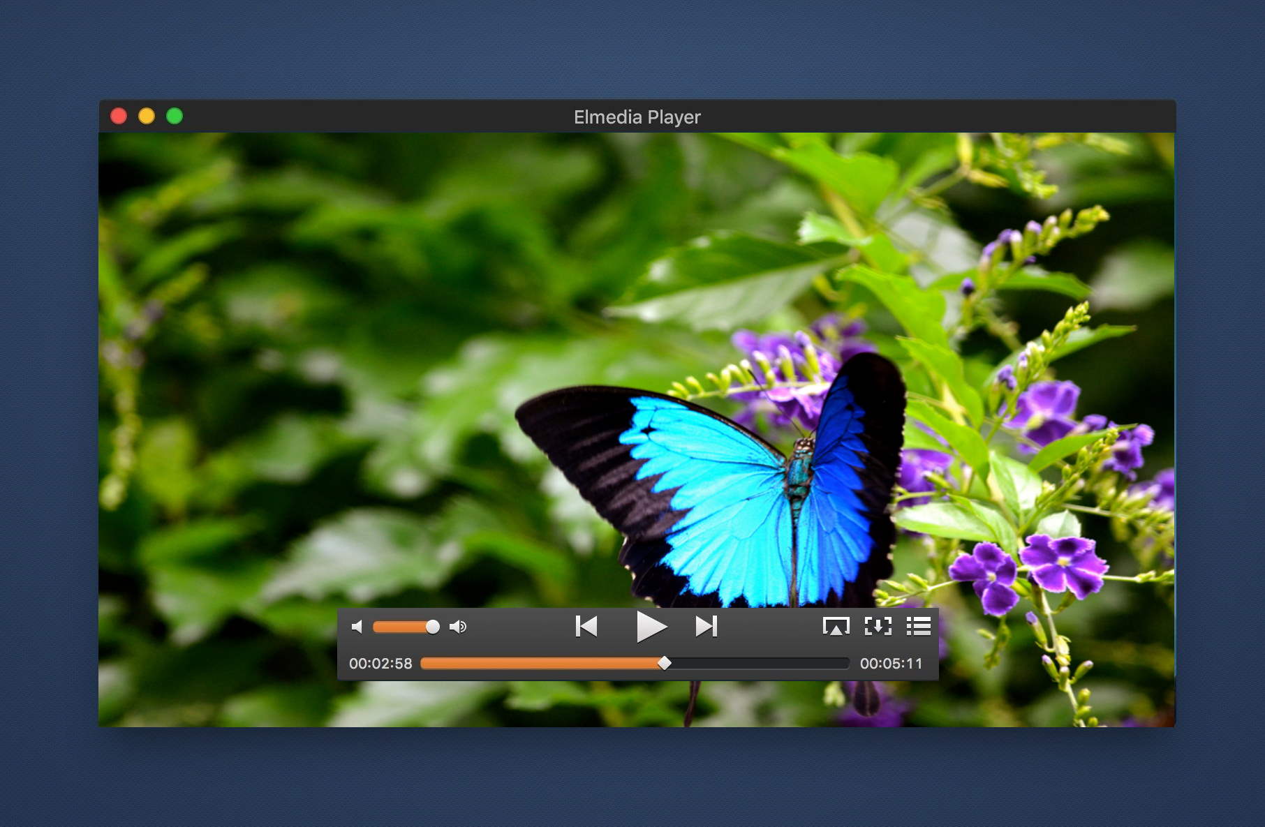 Elmedia as an AVI player for Mac
