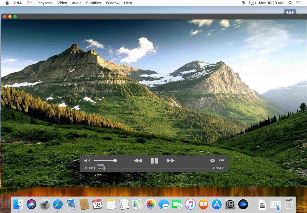 IINA is media player with easy to use interface and cool features.