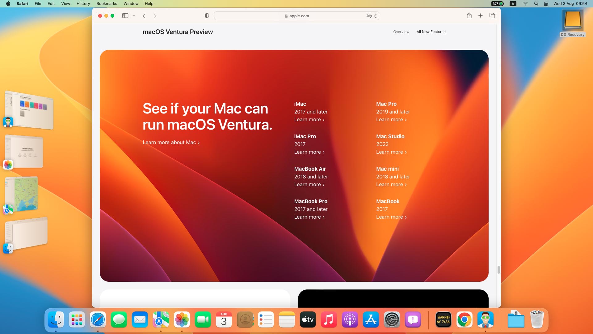 macos ventura stage manager