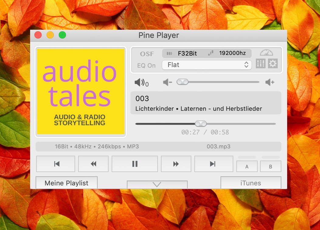 Completely free and easy to use FLAC player for Mac.