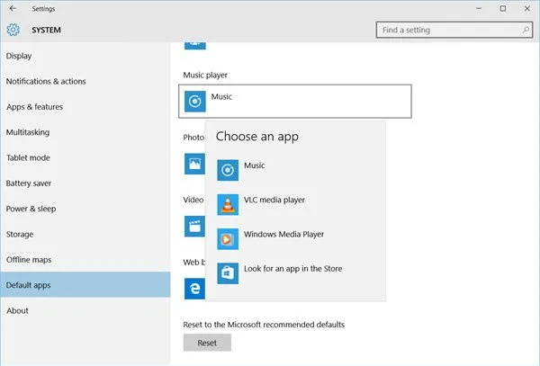 Once you’re in settings, navigate to Default apps
