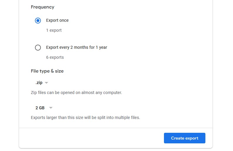 Choose the archiving type that suits you best.
