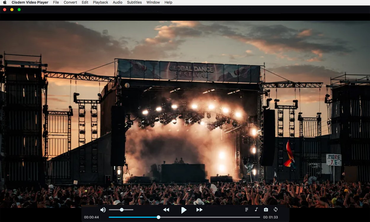Cisdem is FLV player for Mac with convert feature in the Pro version