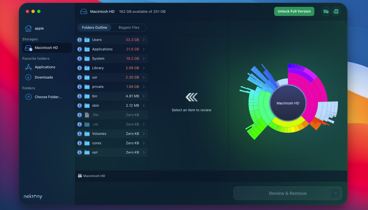 disk space analyzer