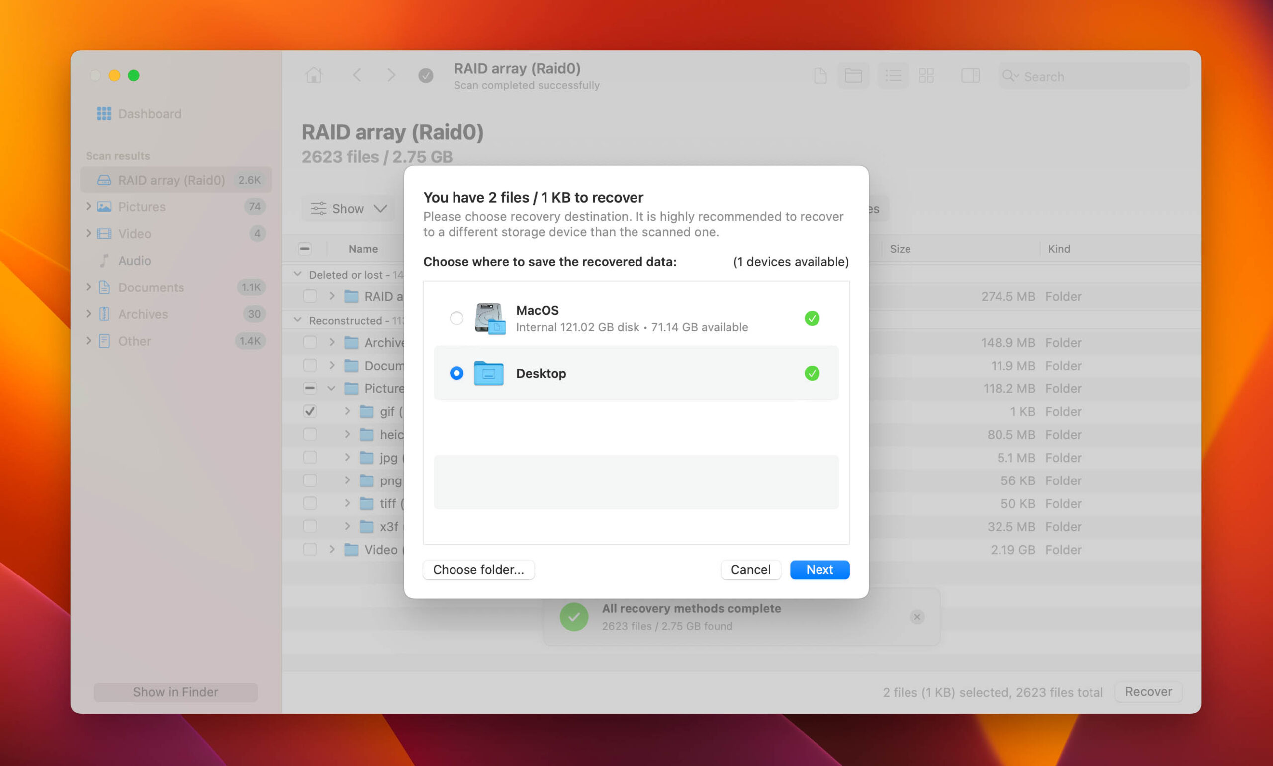 Disk Drill recovery path