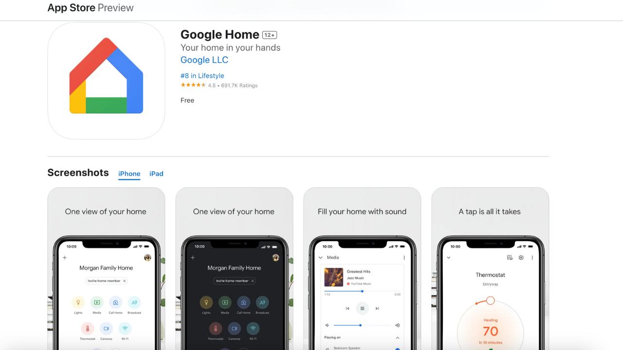 Google Home in the App Store Google Home in the App Store