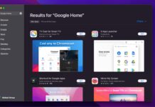 Apple App Store search results