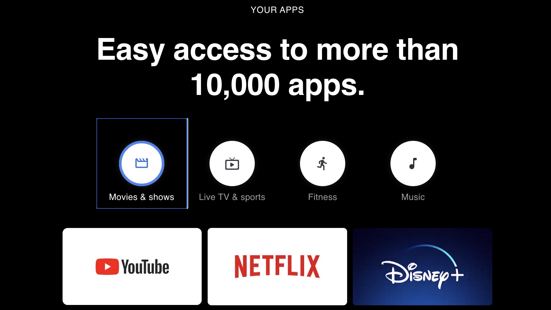 Try Google TV app to cast your iPhone on TV