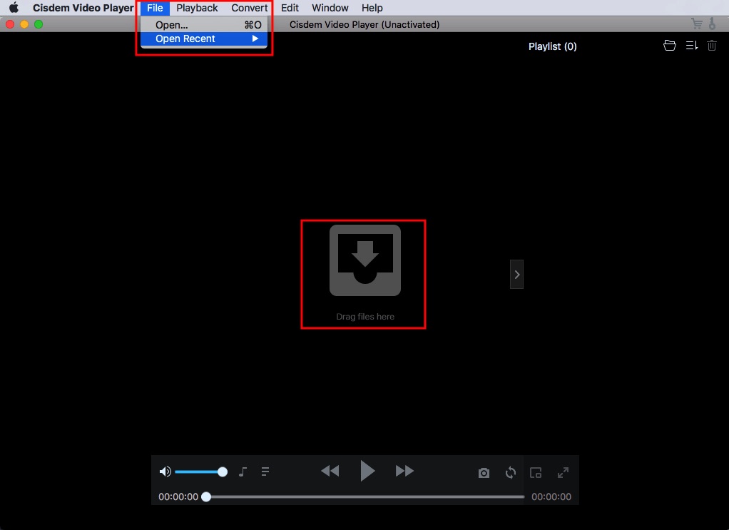 Open your MOV files with Cisdem Video Player