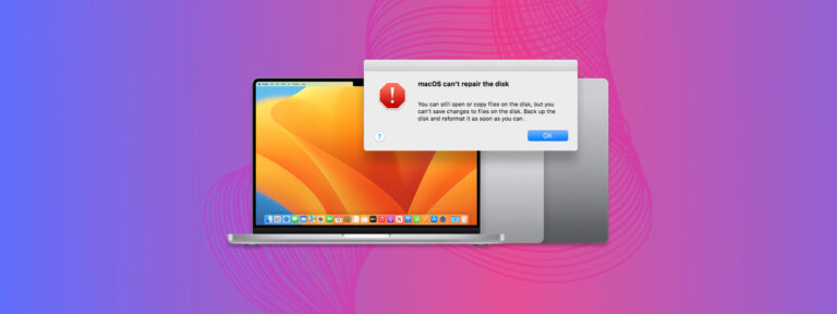 What to Do If MacOS Can’t Repair the Disk: Reasons and Fixes