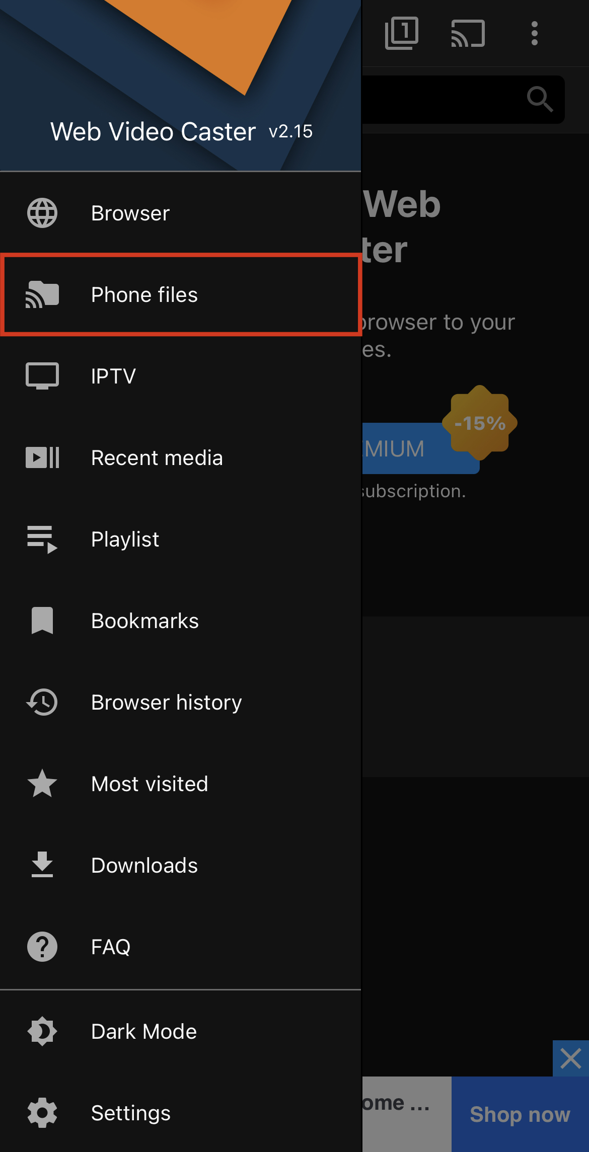 Casting offline downloaded files from iPhone to Chromecast
