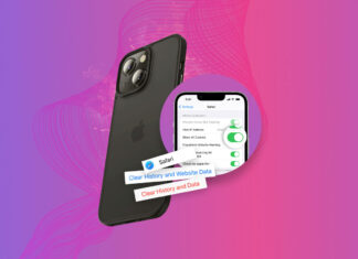 clear cache and cookies iphone
