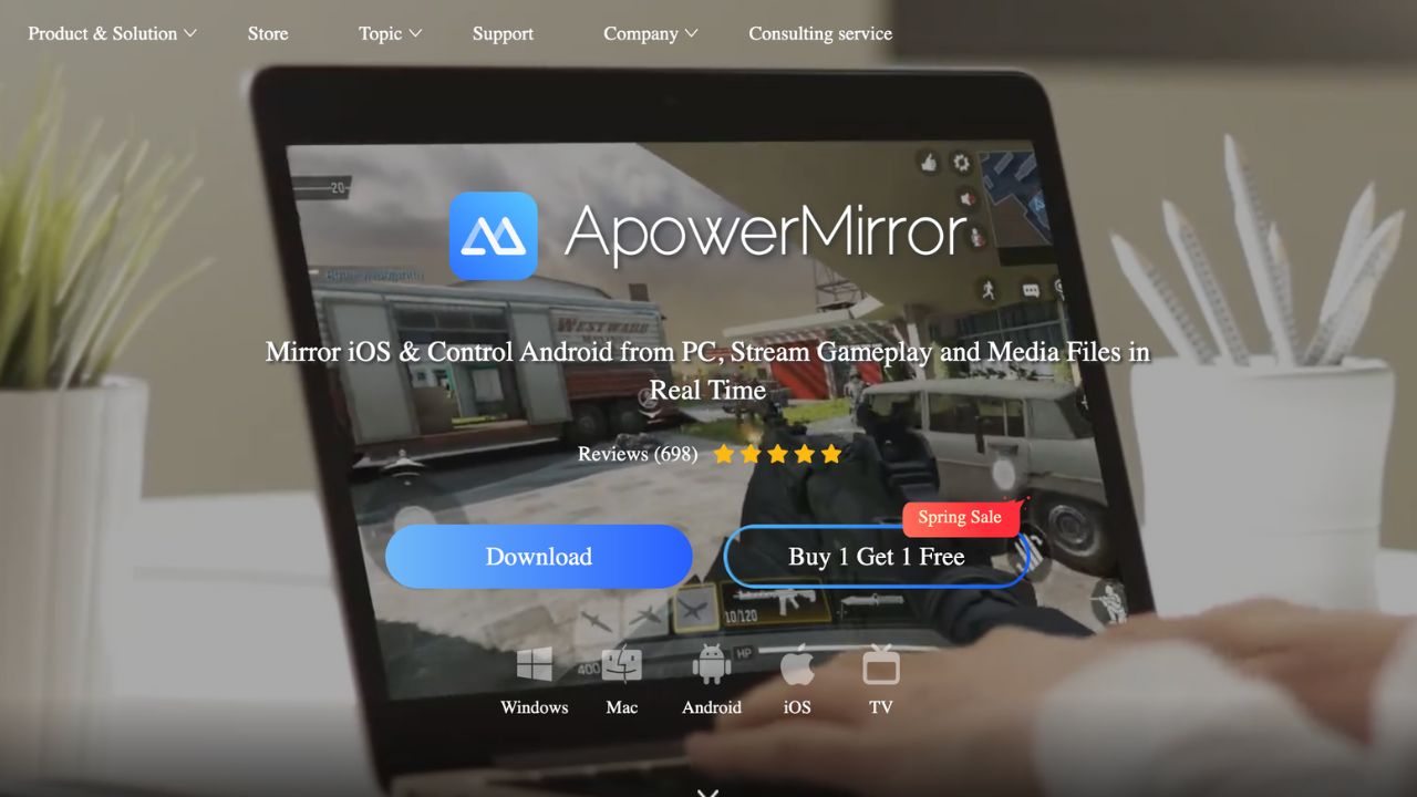 ApowerMirror Screenshot