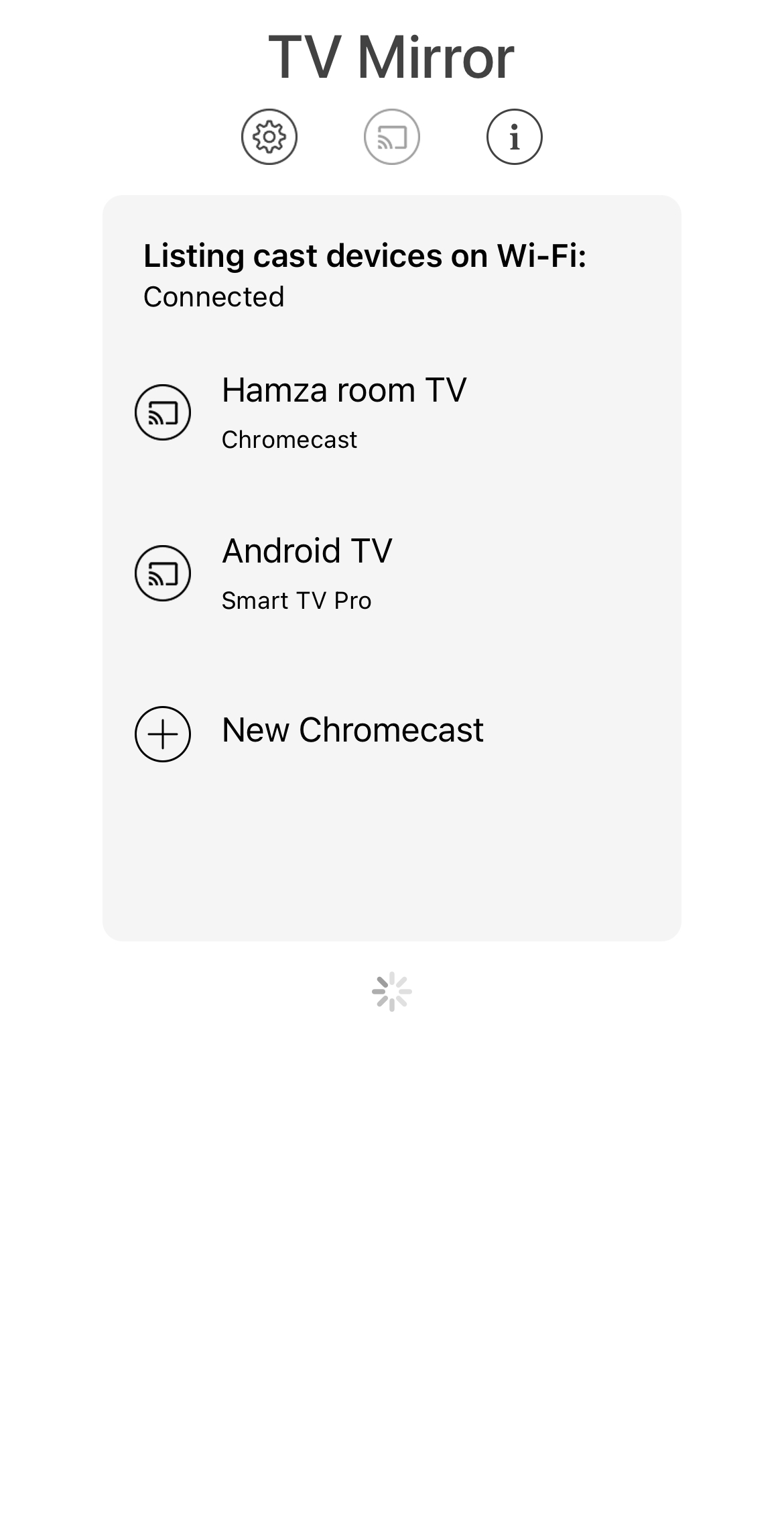 Connecting to your Chromecast using a third-party app
