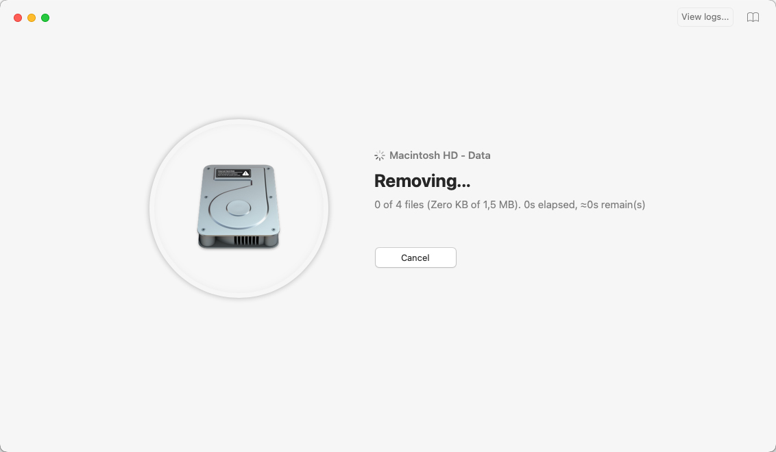 removing files