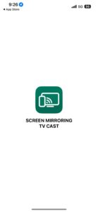 Open the Screen Mirroring・Smart View TV app