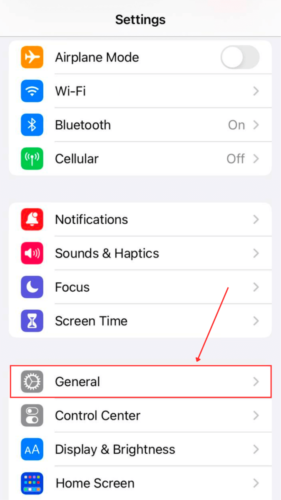 General Option in Settings