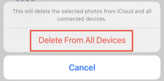 Delete from all devices