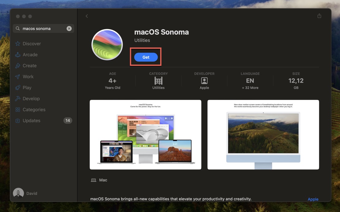 macos sonoma download