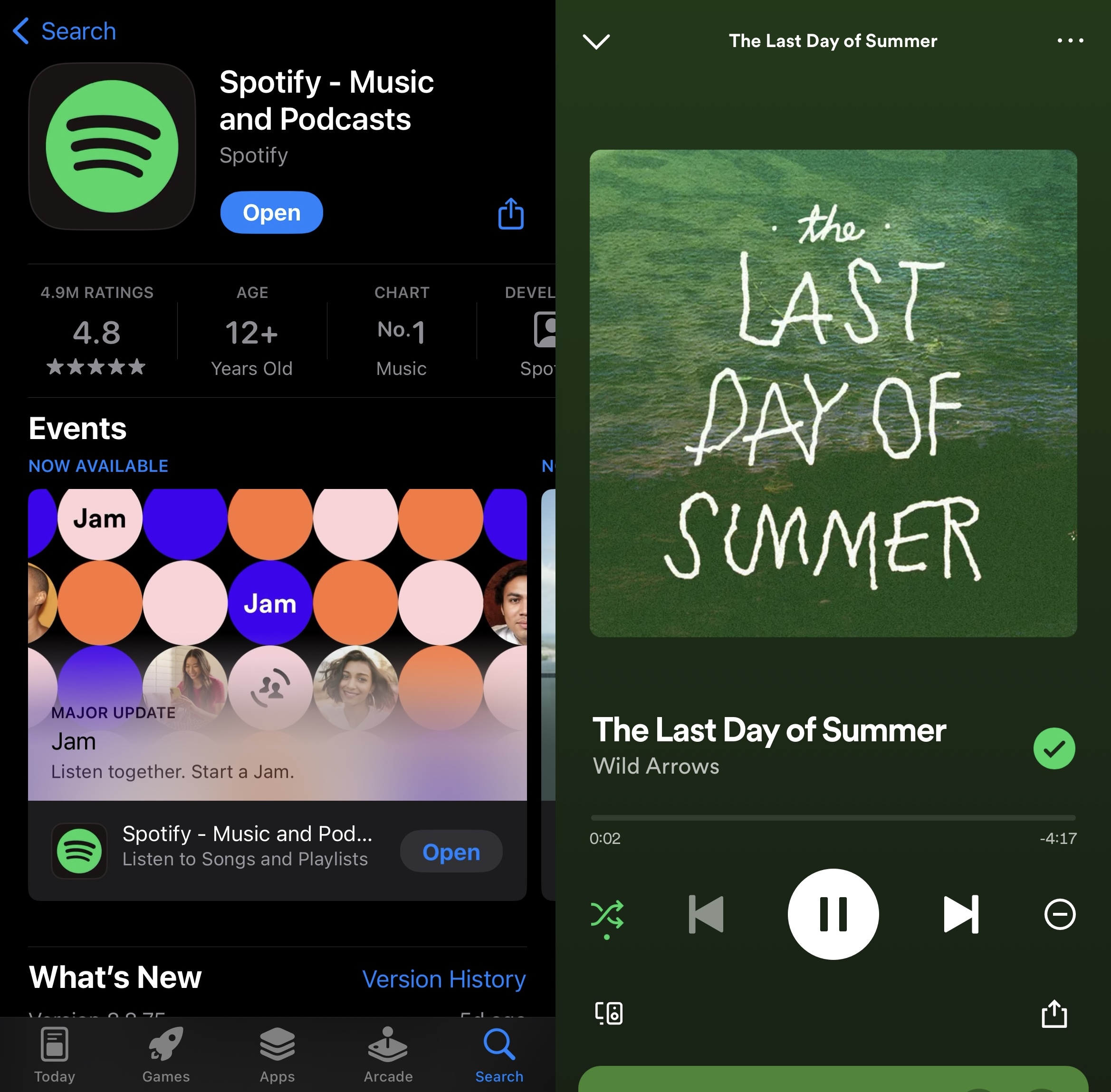 Use Spotify to stream from iPhone to Chromecast