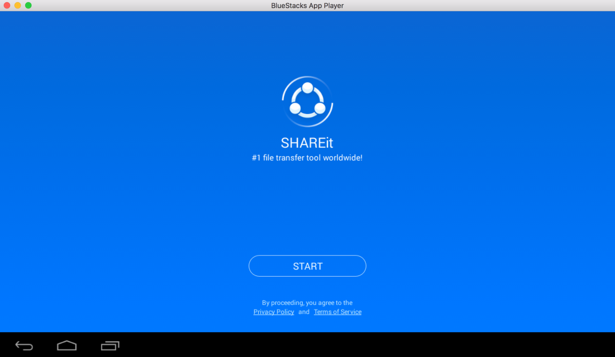 SHAREit app interface