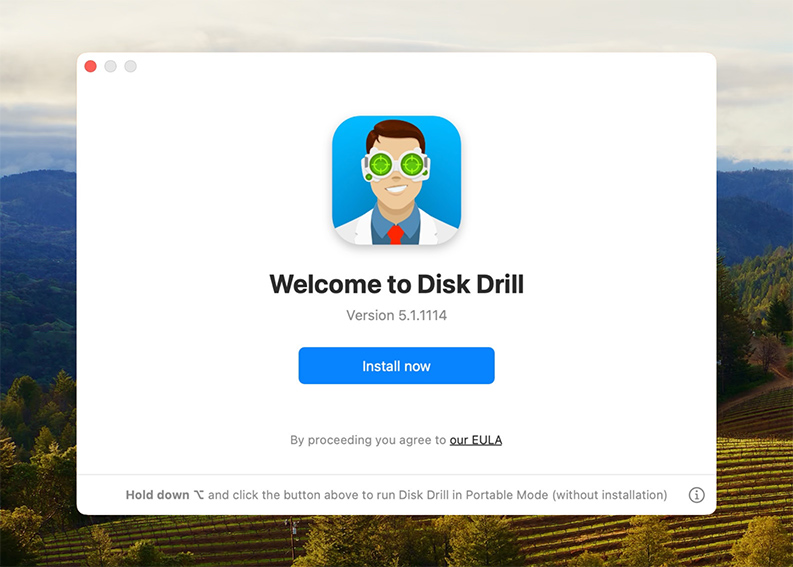 Download and install Disk Drill