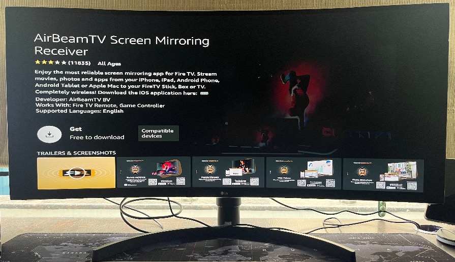 Download the AirBeamTV Screen Mirroring Receiver app