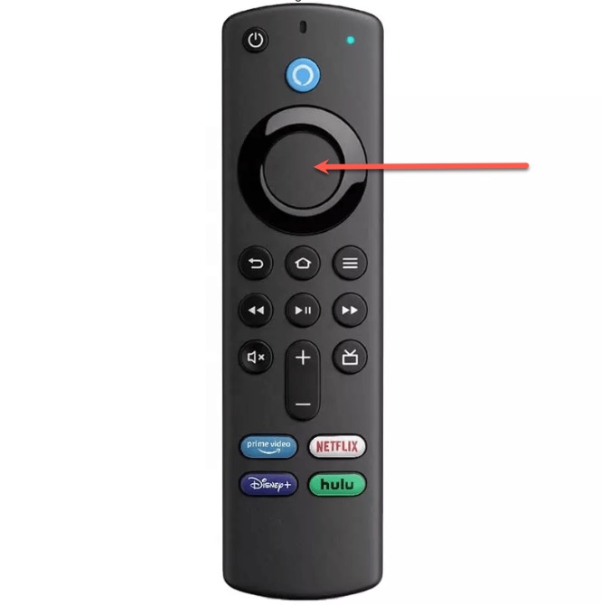 Press on the Home button on Fire TV remote