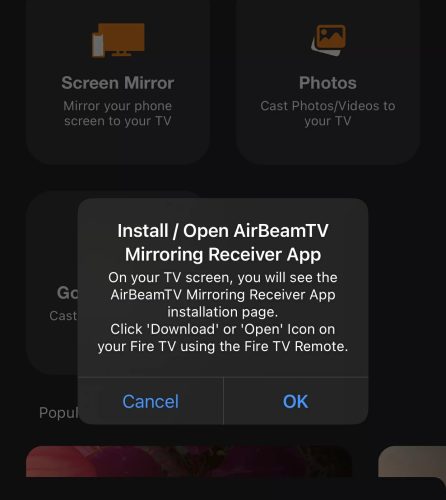 Download the AirBeamTV receiver app