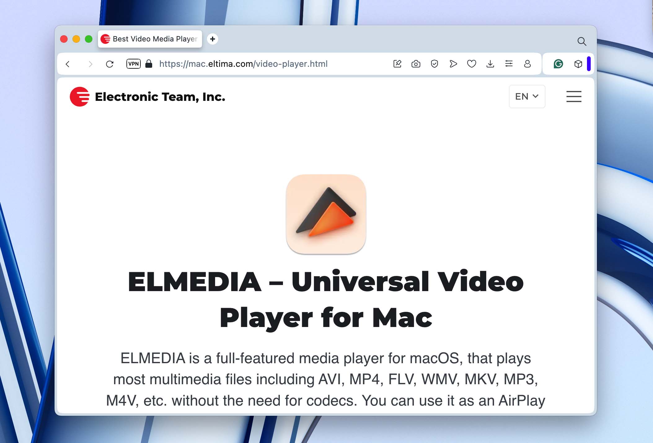 elmedia player website