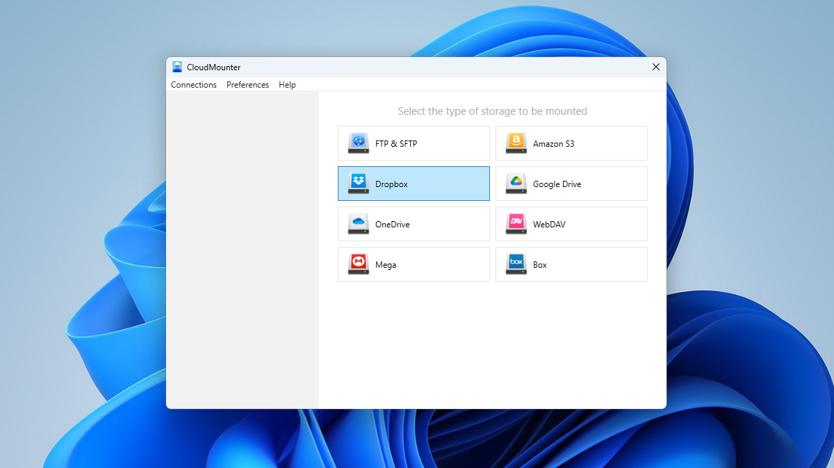 select dropbox from list