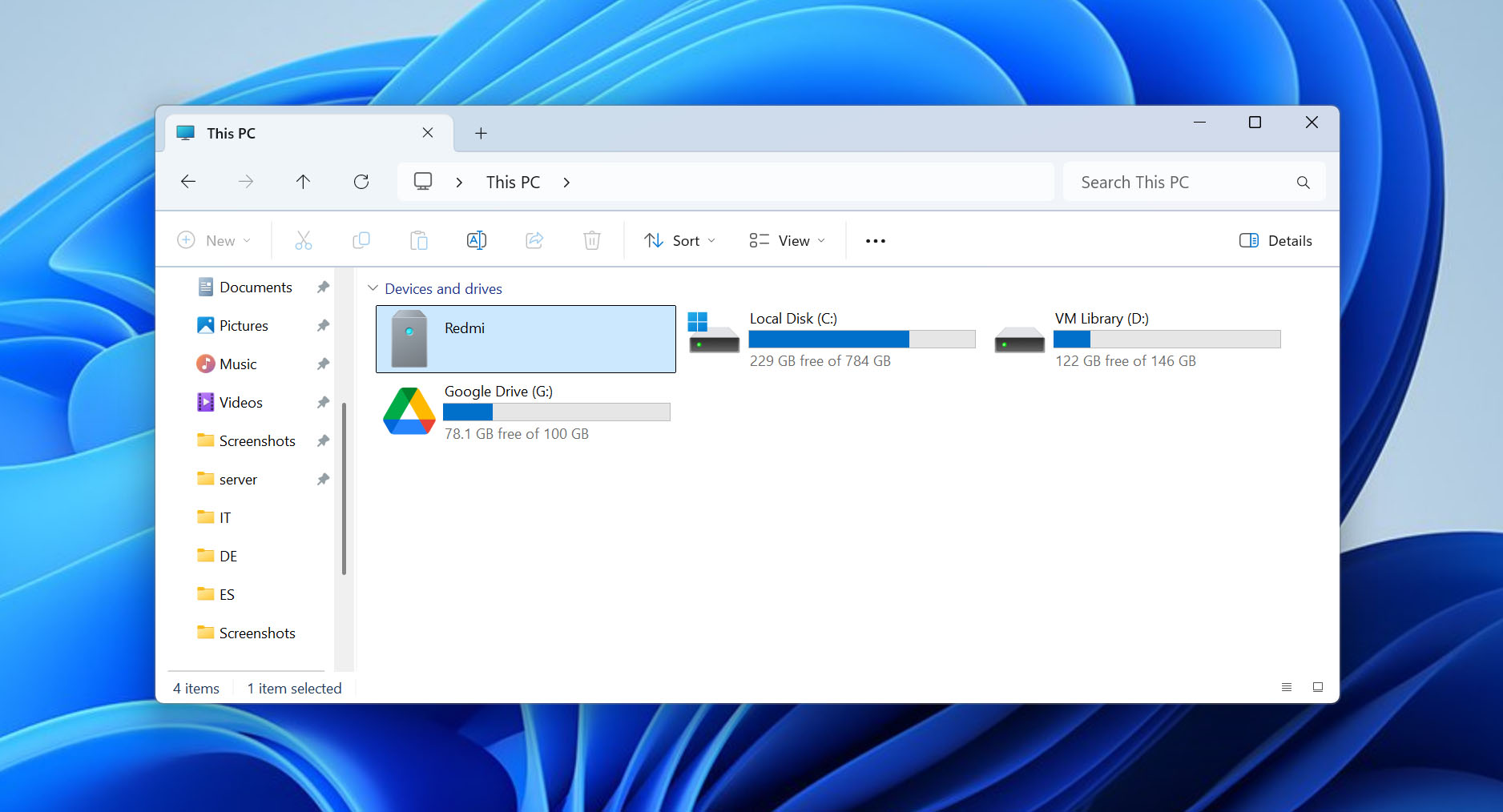 android in file exporer