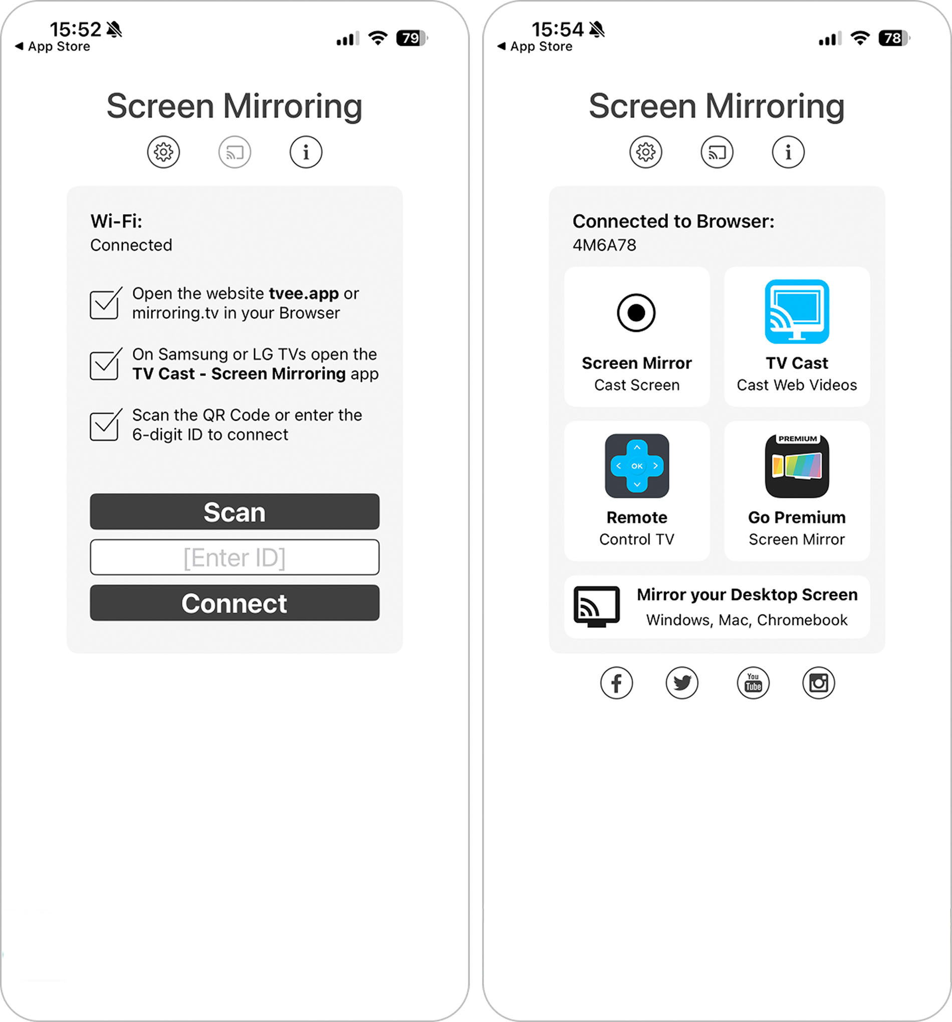 Screen Mirroring App