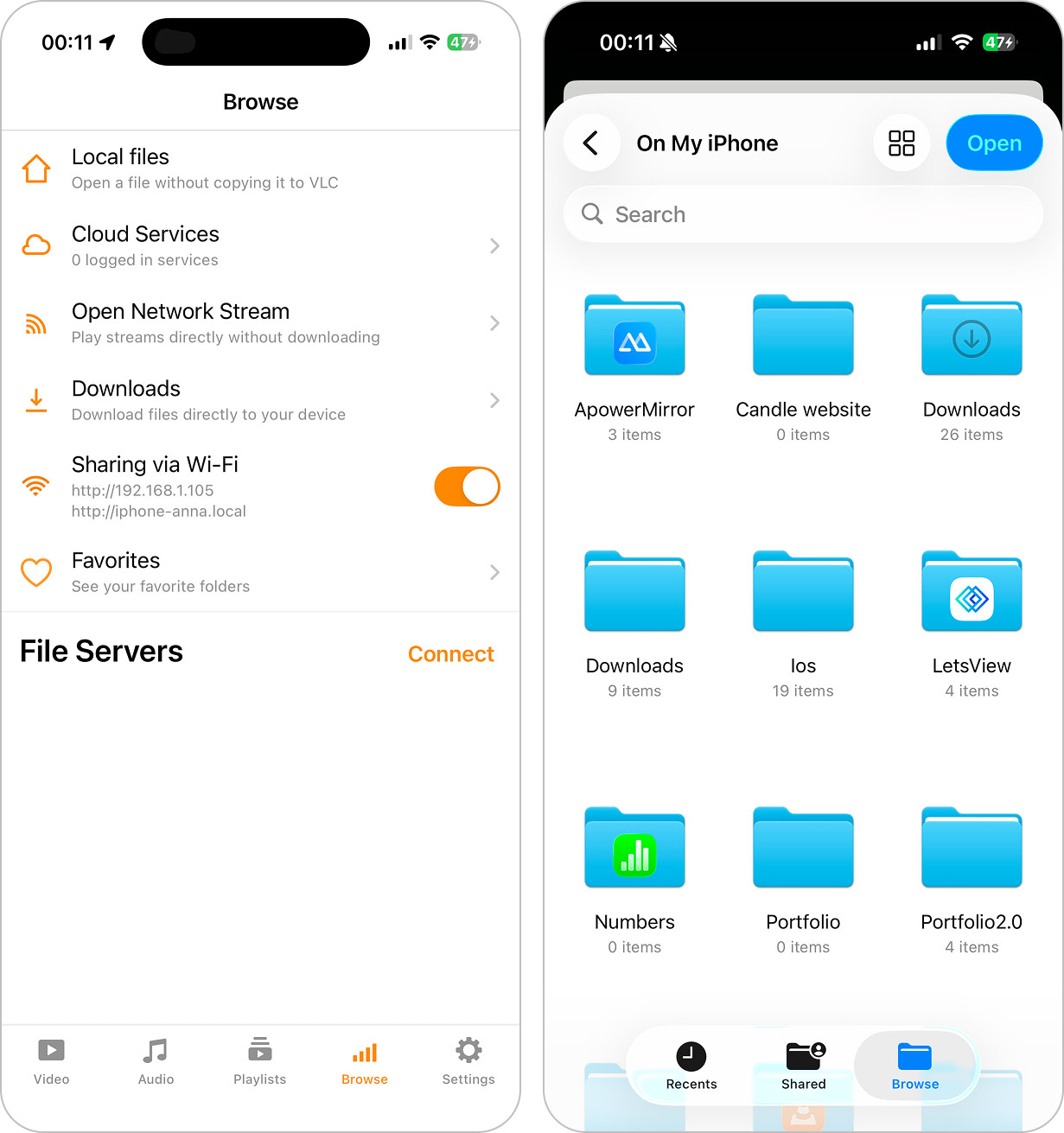 upload video with vlc